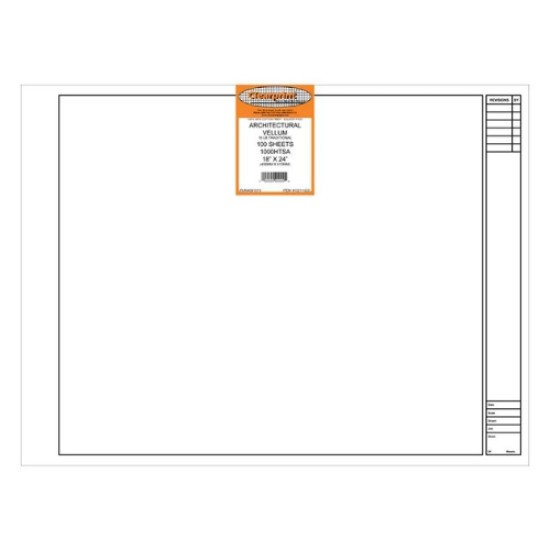 Disc Clearprint Vellum Title Block and Border 1000HTS 16 lb. 18