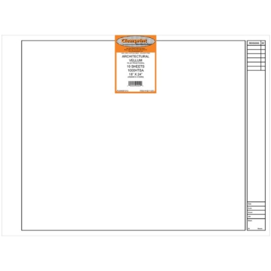 Disc Clearprint Vellum Title Block and Border 1000HTS 16 lb. 18