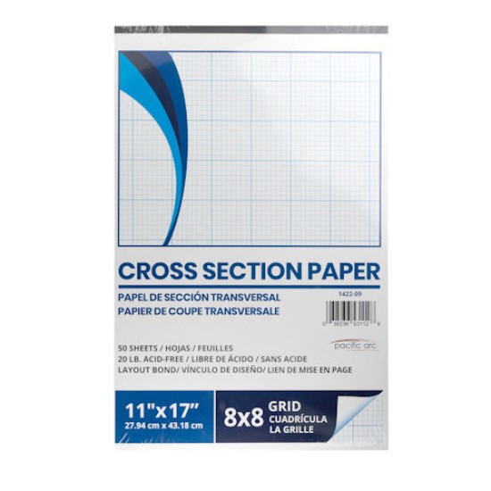 Cross Section Pad 20 lb. 8X8 Grid 50 sheet 11