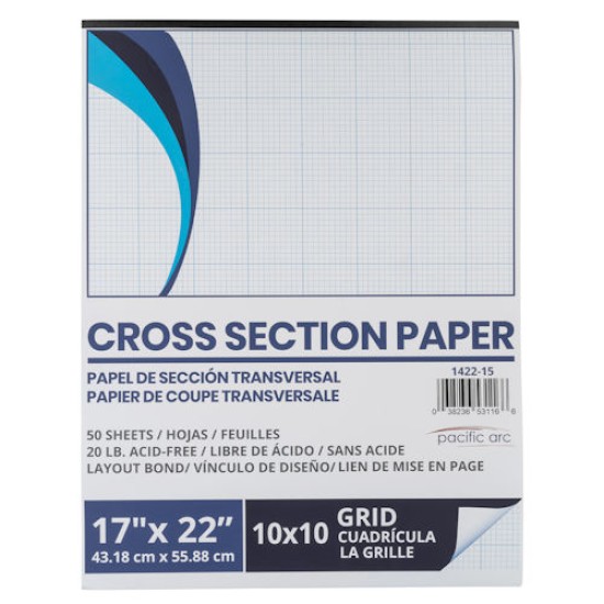 Cross Section Pad 20 lb. 10X10 Grid 50 sheet 17