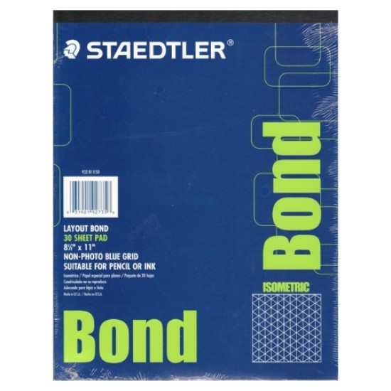 Disc Staedtler Isometric Paper Pads 8.5