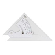 Adjustable Acrylic Triangle Professional, Clear w/ Inking Edge 8