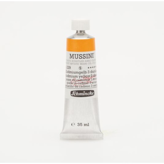 Disc Mussini Oil 35 ml. Cadmium Yellow 3 Deep