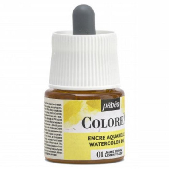 Colorex Watercolour Ink 45 ml. Lemon Yellow