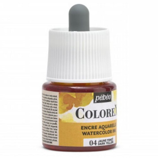 Colorex Watercolour Ink 45 ml. Dark Yellow