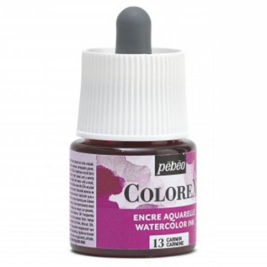 Colorex Watercolour Ink 45 ml. Carmine