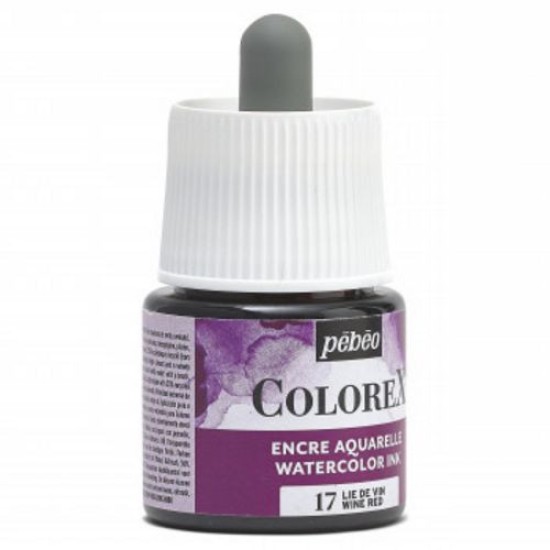 Colorex Watercolour Ink 45 ml. Wine Red