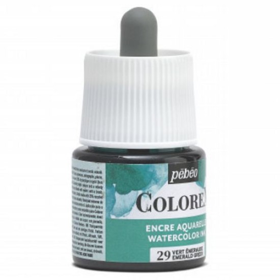 Colorex Watercolour Ink 45 ml. Emerald Green