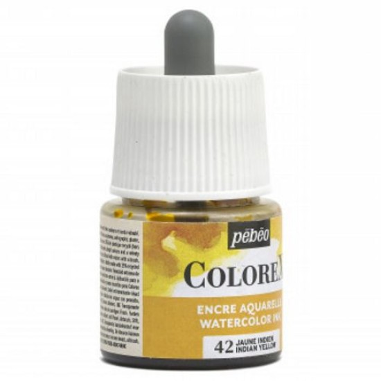 Colorex Watercolour Ink 45 ml. India Yellow