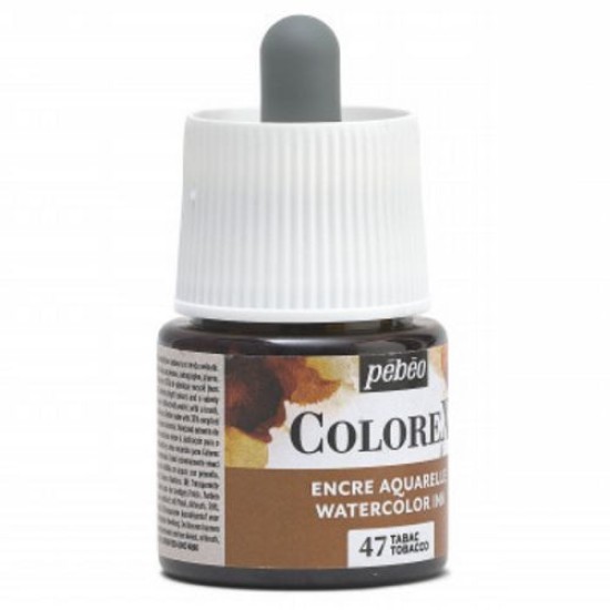 Colorex Watercolour Ink 45 ml. Tobacco