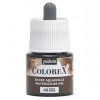 Colorex Watercolour Ink 45 ml. Sepia