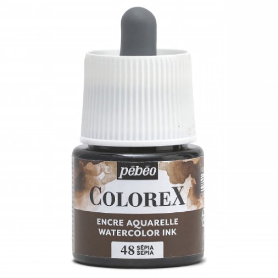 Colorex Watercolour Ink 45 ml. Sepia