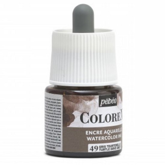 Colorex Watercolour Ink 45 ml. Turtle Dove Grey