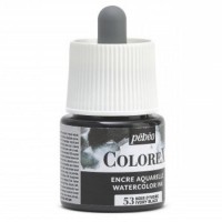Colorex Watercolour Ink 45 ml. Ivory Black