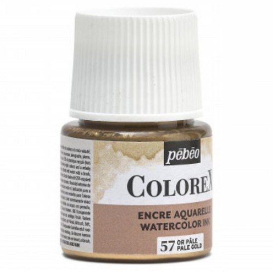 Colorex Watercolour Ink 45 ml. Pale Gold