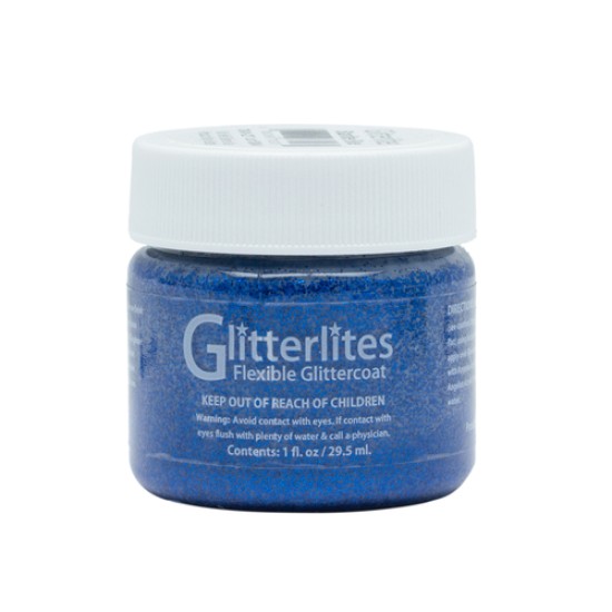 Angelus Glitterlites 1 oz. bottle Starlite Blue
