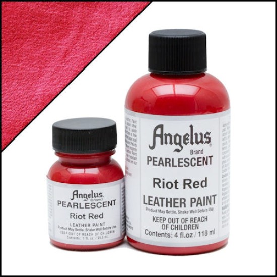 Angelus Pearlescent 1 oz. Riot Red