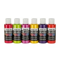 Createx Airbrush Colors Pearl Sample Set of 6  2 oz.