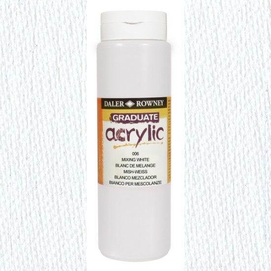 Daler Rowney Acrylic 500 ml. Mixing White