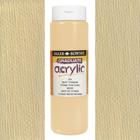 Daler Rowney Acrylic 500 ml. Buff Titanium