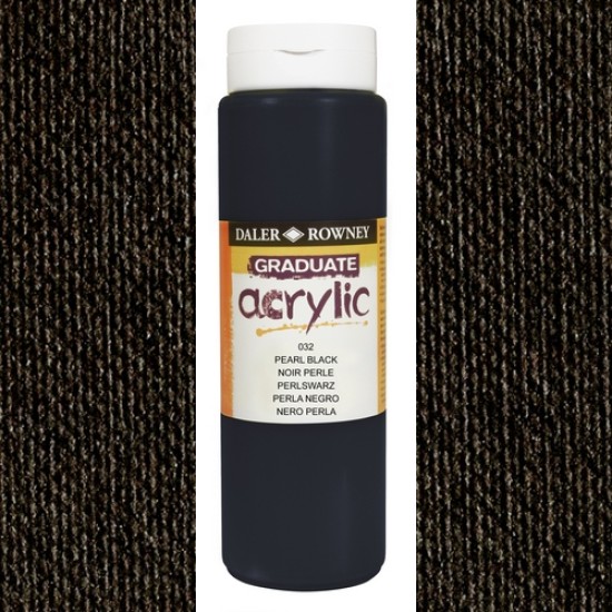 Daler Rowney Acrylic 500 ml. Pearl Black