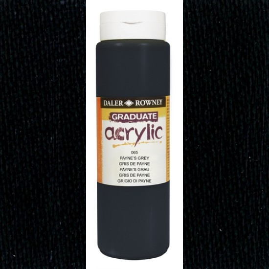 Daler Rowney Acrylic 500 ml. Paynes Grey