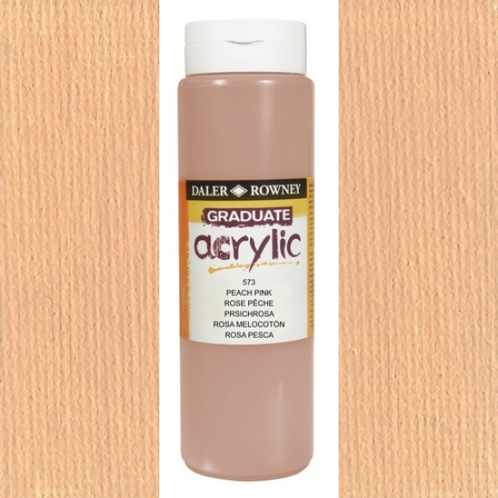Daler Rowney Acrylic 500 ml. Peach Pink