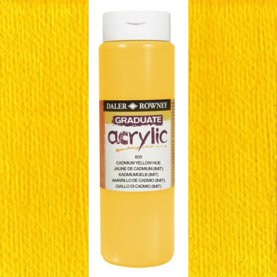 Daler Rowney Acrylic 500 ml. Cadmium Yellow Hue