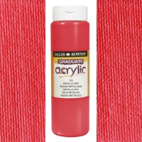 Daler Rowney Acrylic 500 ml. Metalic Red