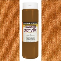 Daler Rowney Acrylic 500 ml. Metalic Brown