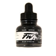 Daler Rowney Fw Ink 29.5 ml. Black India
