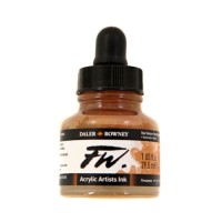 Daler Rowney Fw Ink 29.5 ml. Raw Sienna