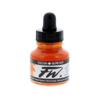 Daler Rowney Fw Ink 29.5 ml. Flame Orange