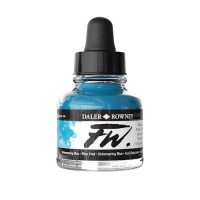 Daler Rowney Fw Ink 29.5 ml. Shimmering Blue