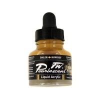 Daler Rowney FW Pearlescent 1 oz Bell Bronze