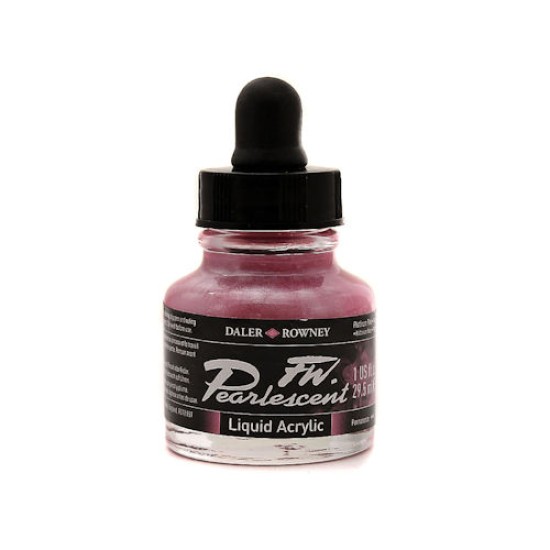 Daler Rowney FW Pearlescent 1 oz Platinum Pink