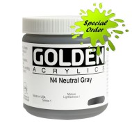 Disc Golden Acrylic Ser. 1, 16 oz. Neutral Gray N4