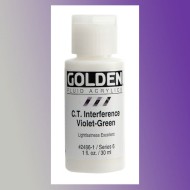 Disc Golden Fluid Ser. 6, 1 oz. C.T. Interference Violet Green