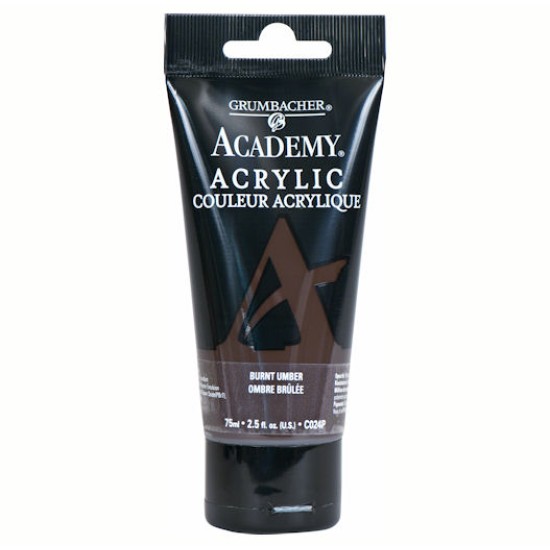 Academy Acrylic 75 ml. Burnt Umber
