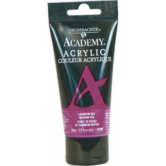 Academy Acrylic 75 ml. Cadmium Red Medium Hue