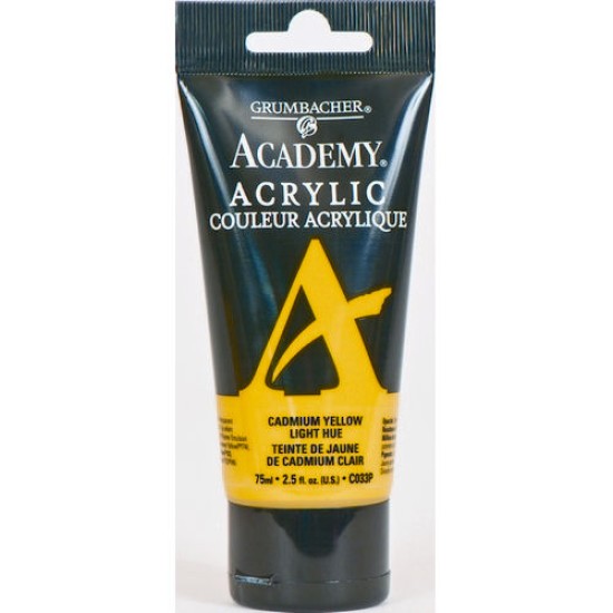Academy Acrylic 75 ml. Cadmium Yellow Light Hue