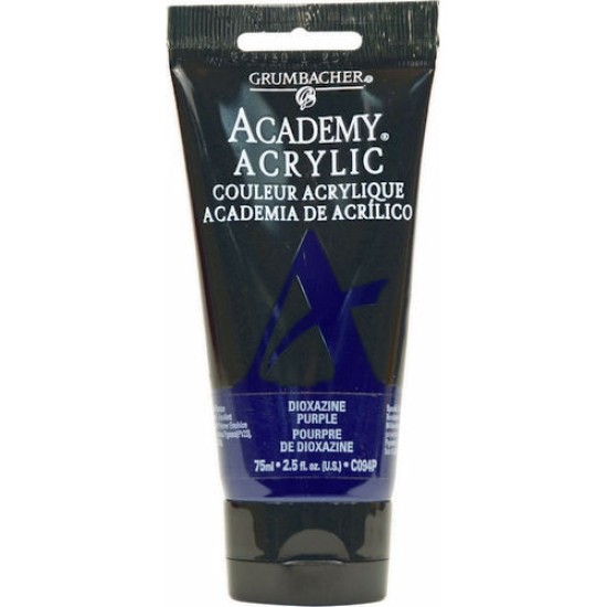 Academy Acrylic 75 ml. Dioxizine Purple