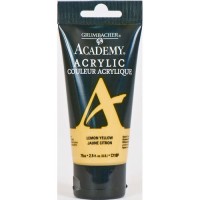 Academy Acrylic 75 ml. Lemon Yellow