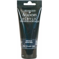 Academy Acrylic 75 ml. Mars Black Hue