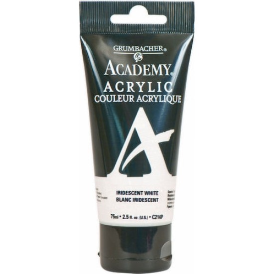Academy Acrylic 75 ml. Iridescent White