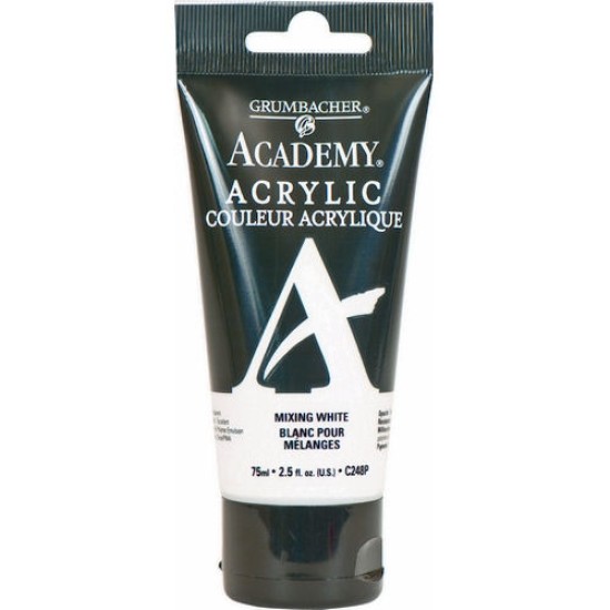 Academy Acrylic 75 ml. Mixing White