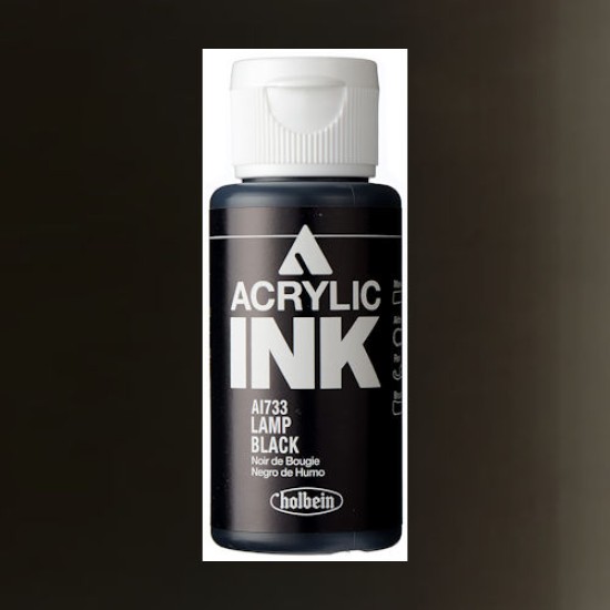 Holbein Acrylic Ink 30 ml Lamp Black