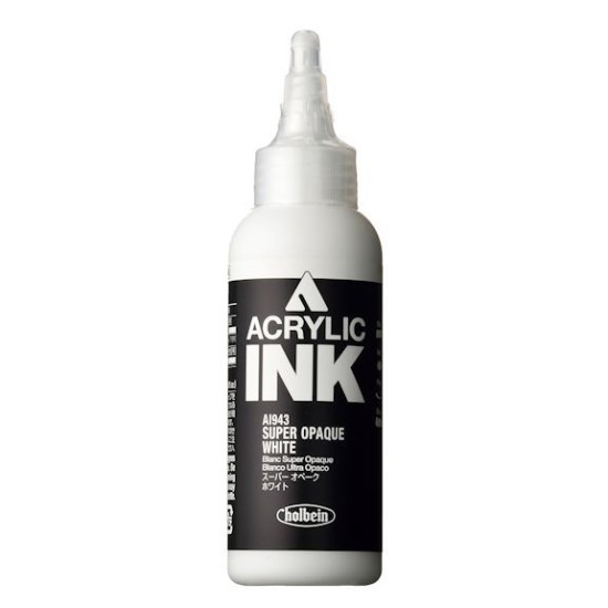 Holbein Acrylic Ink 100 ml Super Opaque White