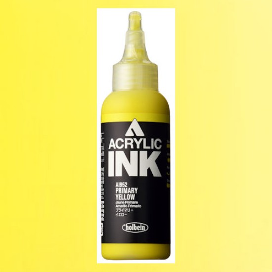 Holbein Acrylic Ink 100 ml Primary Yellow