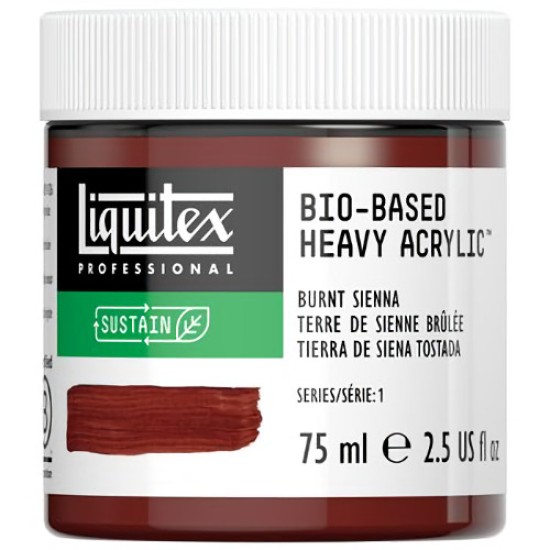 Disc Liquitex Bio-Based Hvy Acrylic Ser. 1, 75 ml Burnt Sienna